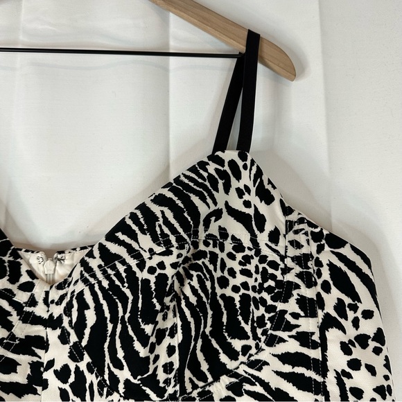 SERGIO HUDSON X TARGET Women’s Size 3X Dress Midi Bodycon Animal Print Stretch - Picture 10 of 16